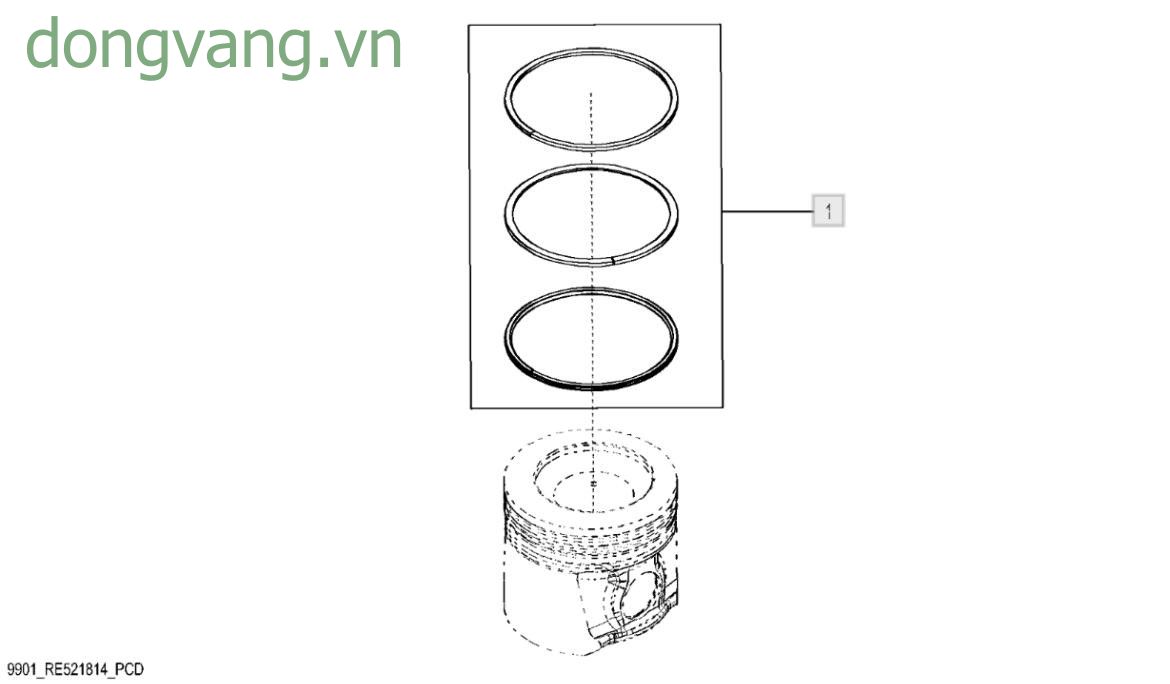 9901 Bộ vòng pít-tông - ST853690